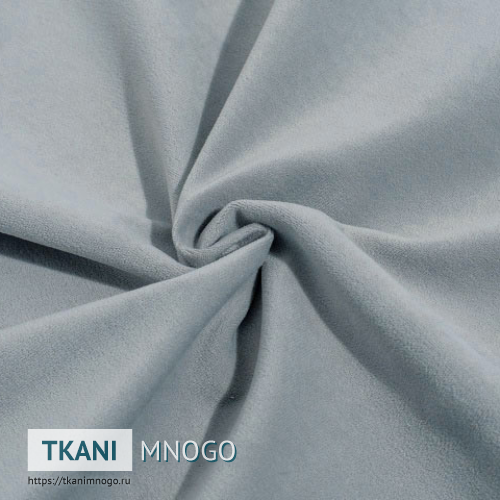 Фото фактуры велюра “49” (однотонный серый)