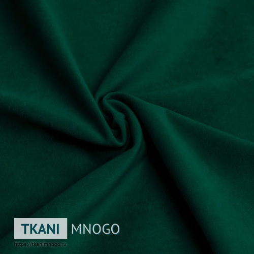 Фото фактуры велюра “33” (однотонный зеленый)