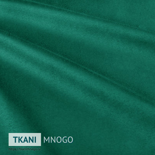 Фото внешнего вида велюра “72” (однотонный зеленый)