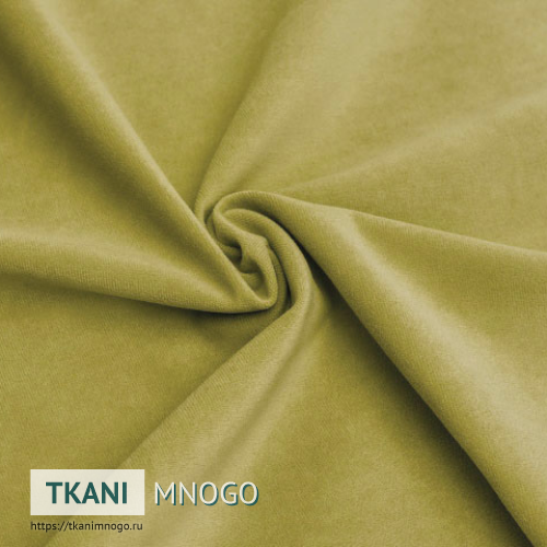 Фото фактуры велюра “Cf016-23” (однотонный желтый)