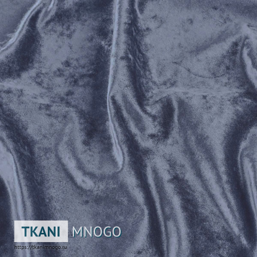 Фото обивки велюра “25” (однотонный серый)